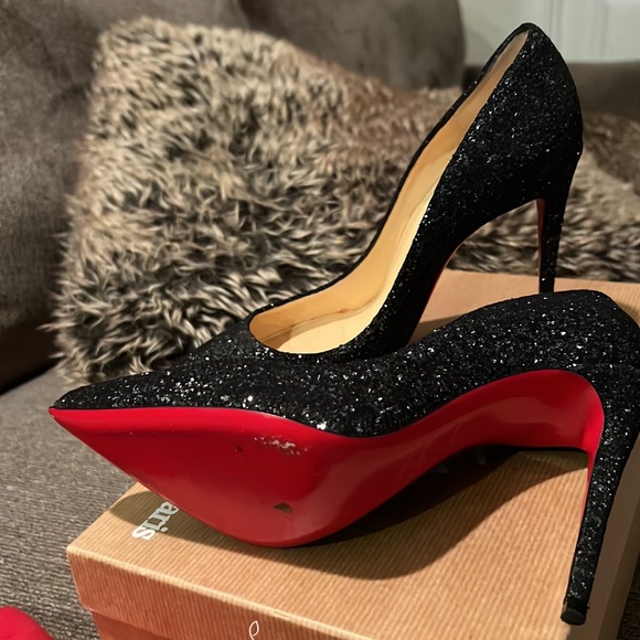 Pigalle Follies 100 Glitter Resille Christian Louboutin - Picture 4 of 9